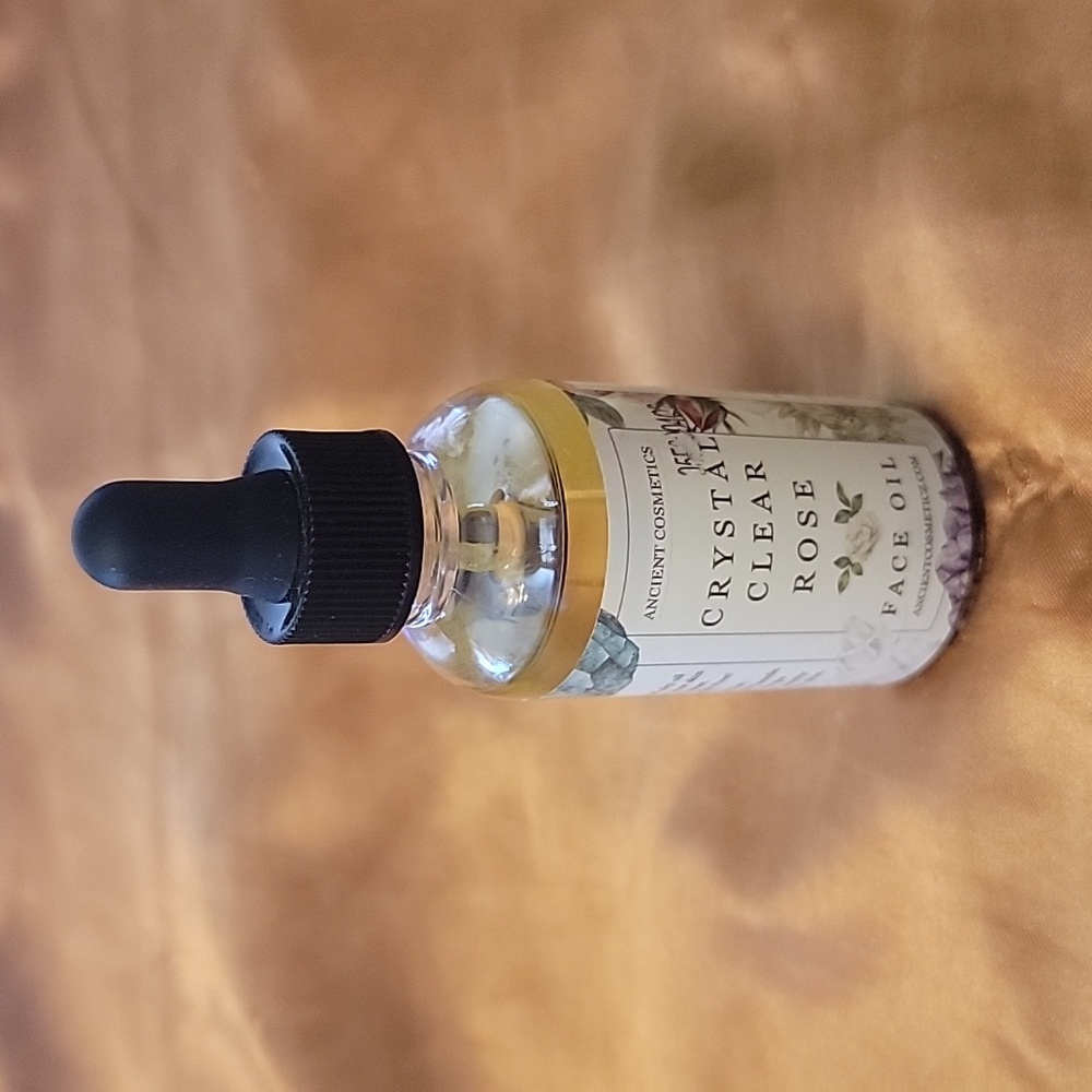NEW Ancient Cosmetics Crystal Clear Rose Face Oil